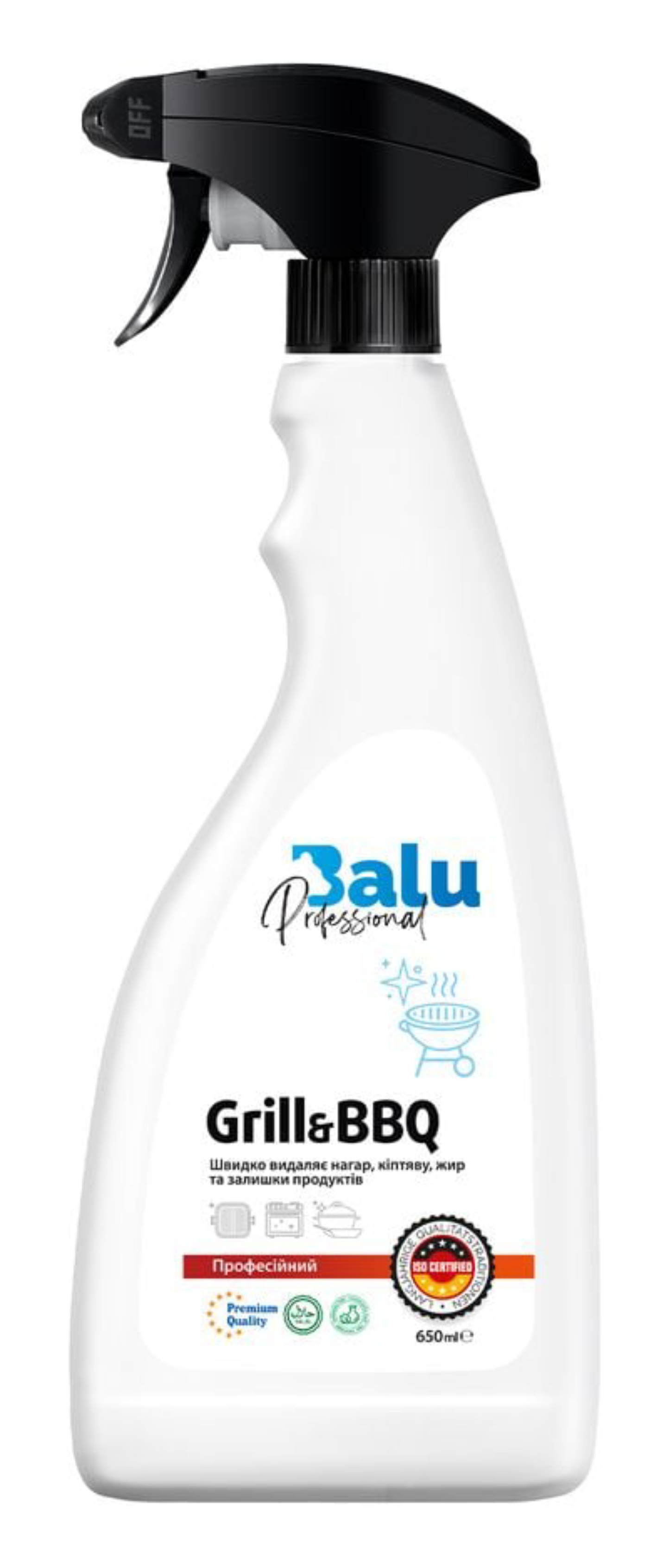 Чистящее средство для кухонной техники BALU Grill & BBQ, 650 мл - Фото 1