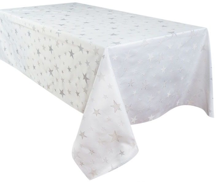 Скатерть квадратная Lefard Звезды 100х100 см (812-063) - Фото 1