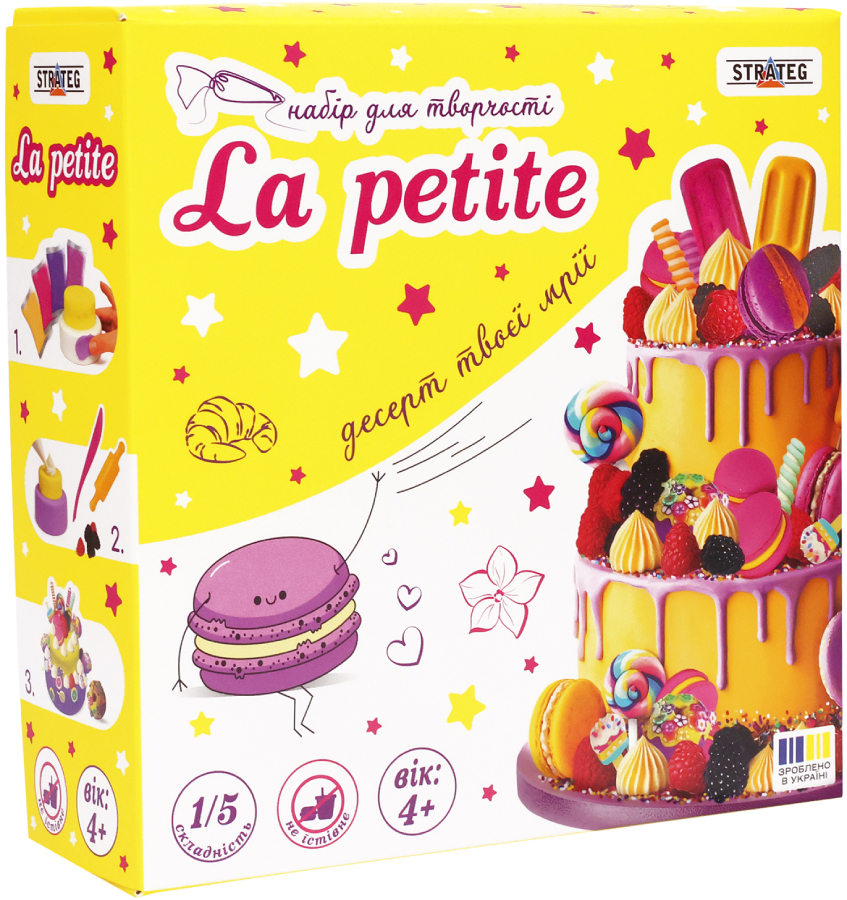 Масса для лепки Strateg Lapetite Ягодный микс (30791) - Фото 1