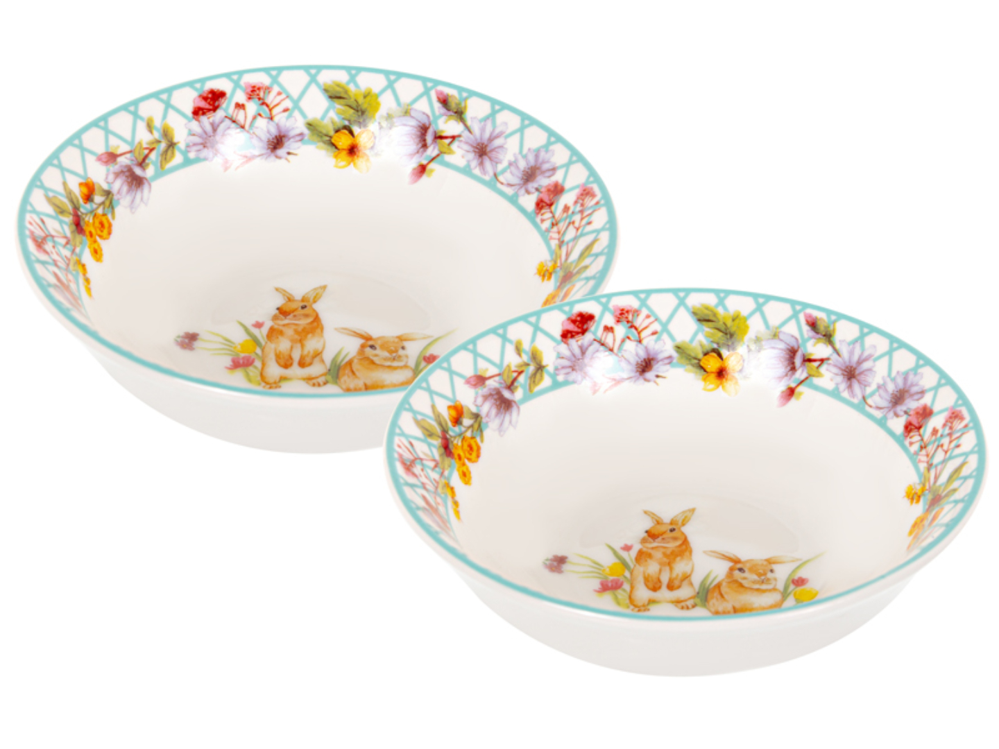 Набір салатників Lefard Funny bunny 16х5,5 см 2 шт. (985-178) - Фото 1