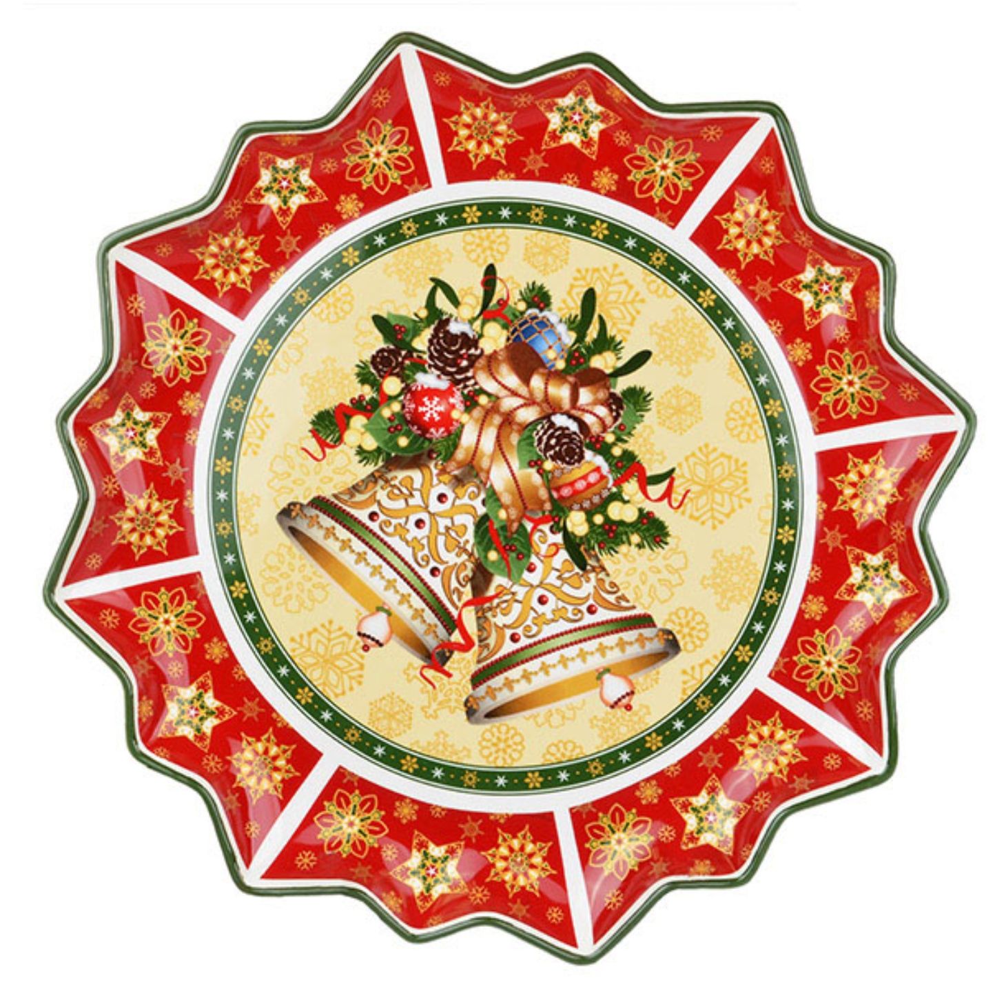 Купити Блюдо Lefard Christmas collection 38 см (986-028) - Фото 1 Блюдо Lefard Christmas collection 38 см (986-028) - Фото 1