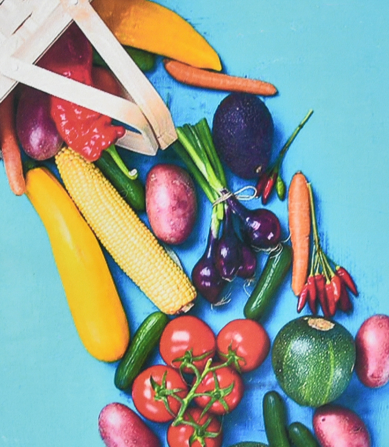 Алмазний живопис Strateg Щедрий кошик 40х50 см (SK88228) - Фото 1