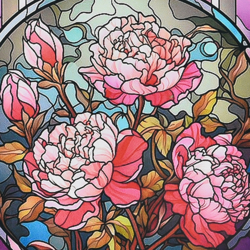 Алмазная живопись Strateg  Лучи роз 30х30 см (DEEX16278) - Фото 1