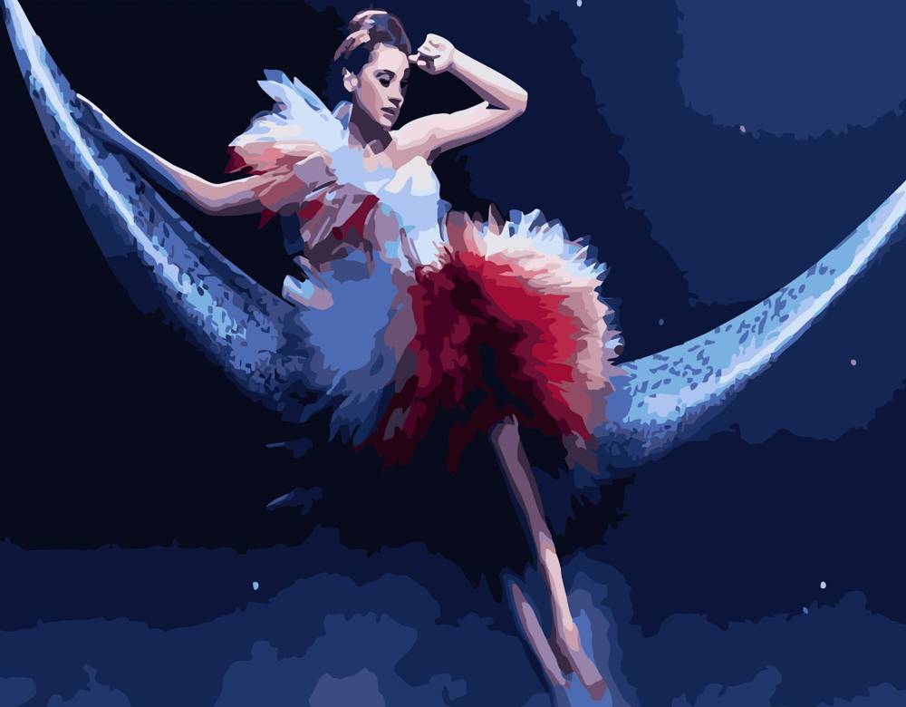 Купити Картина за номерами Strateg Нічний танок 40х50 см (GS302) - Фото 1 Картина за номерами Strateg Нічний танок 40х50 см (GS302) - Фото 1