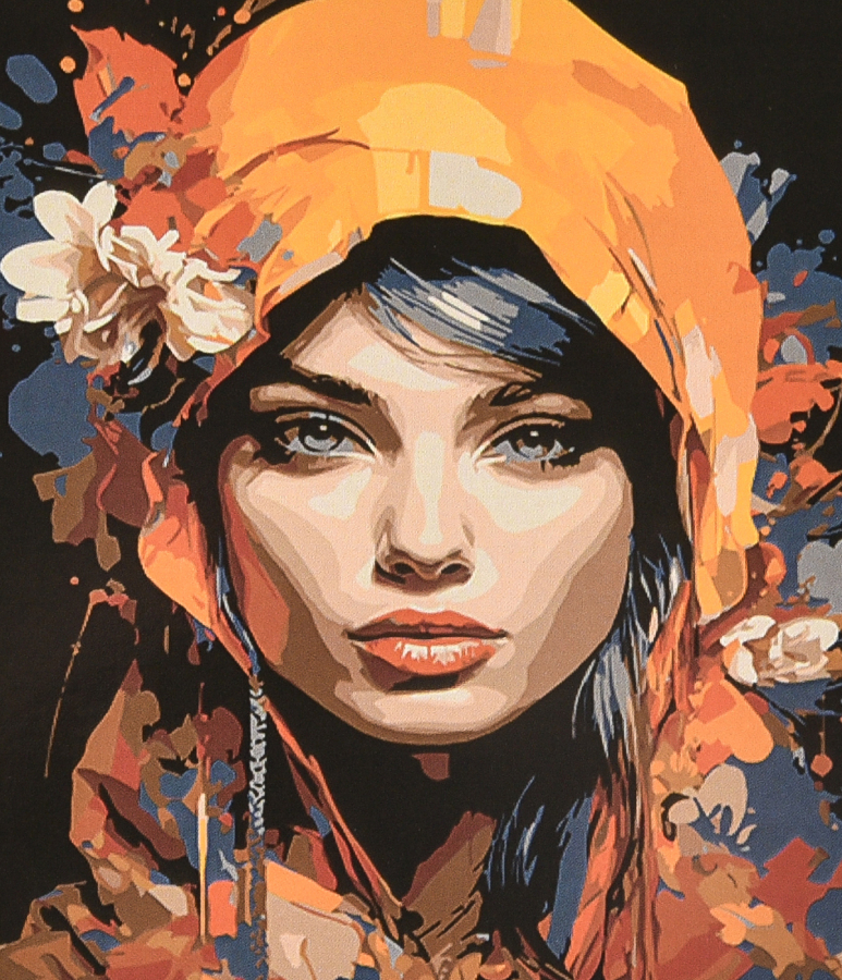 Картина по номерам Strateg Девушка солнца 40х50 см (VA-4608) - Фото 1