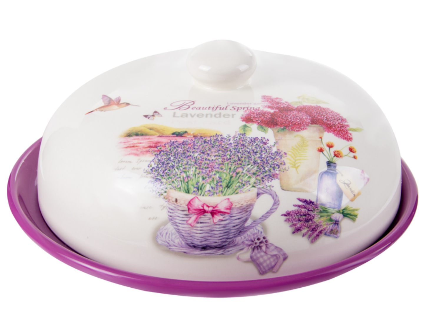 Блюдо Lefard Лаванда 23 см (858-0101) - Фото 1