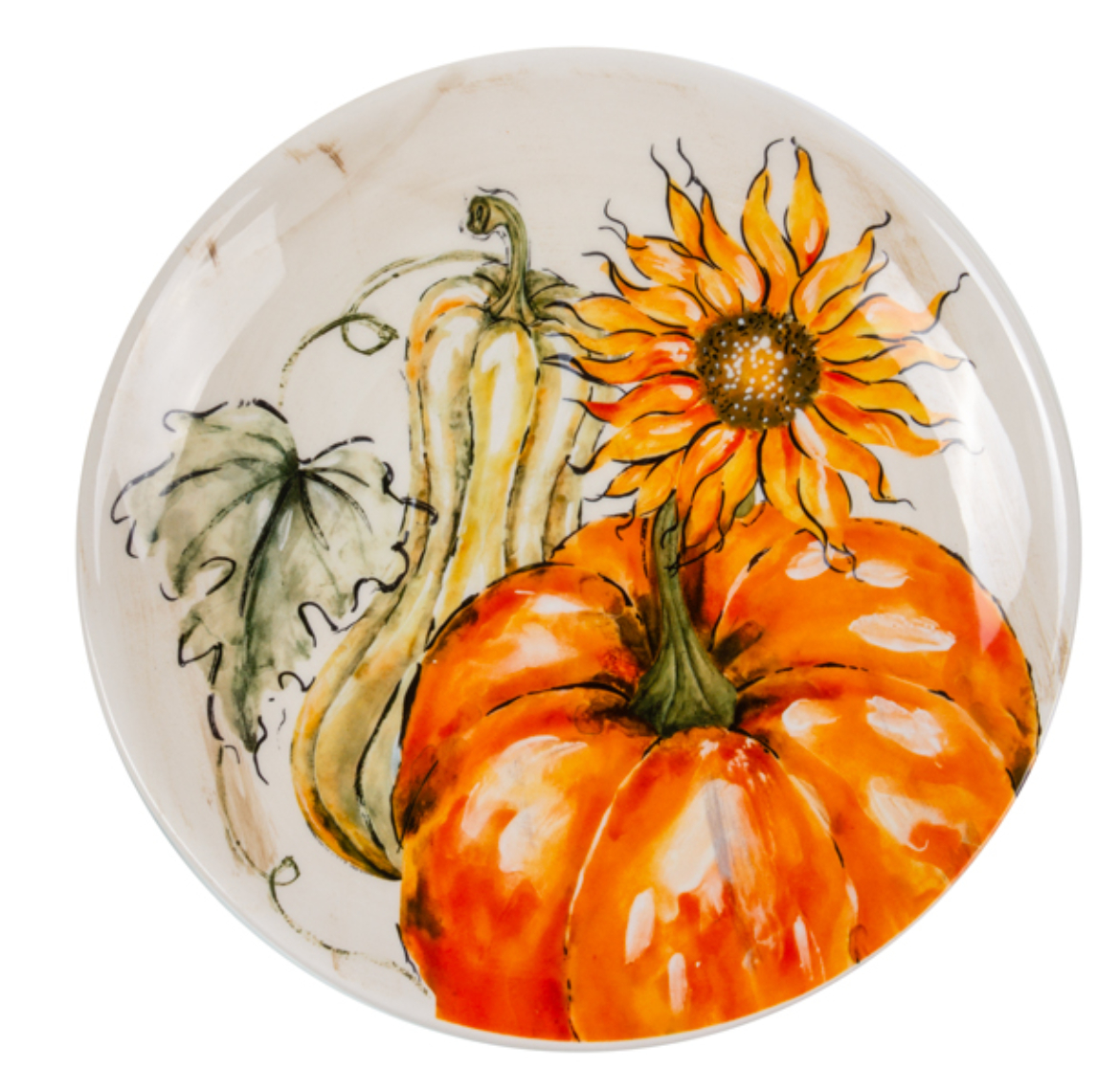 Блюдо Lefard Осінь 24х24х2, 5 см (927-012) - Фото 1