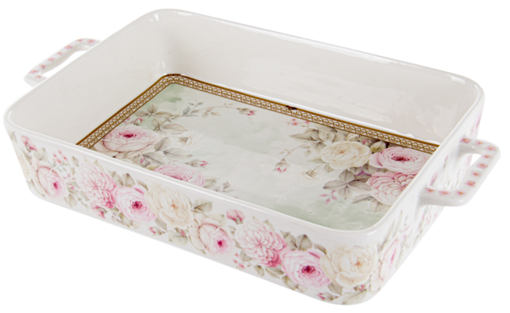 Блюдо Lefard Английская роза 32,6х19х6 см (924-747) - Фото 1