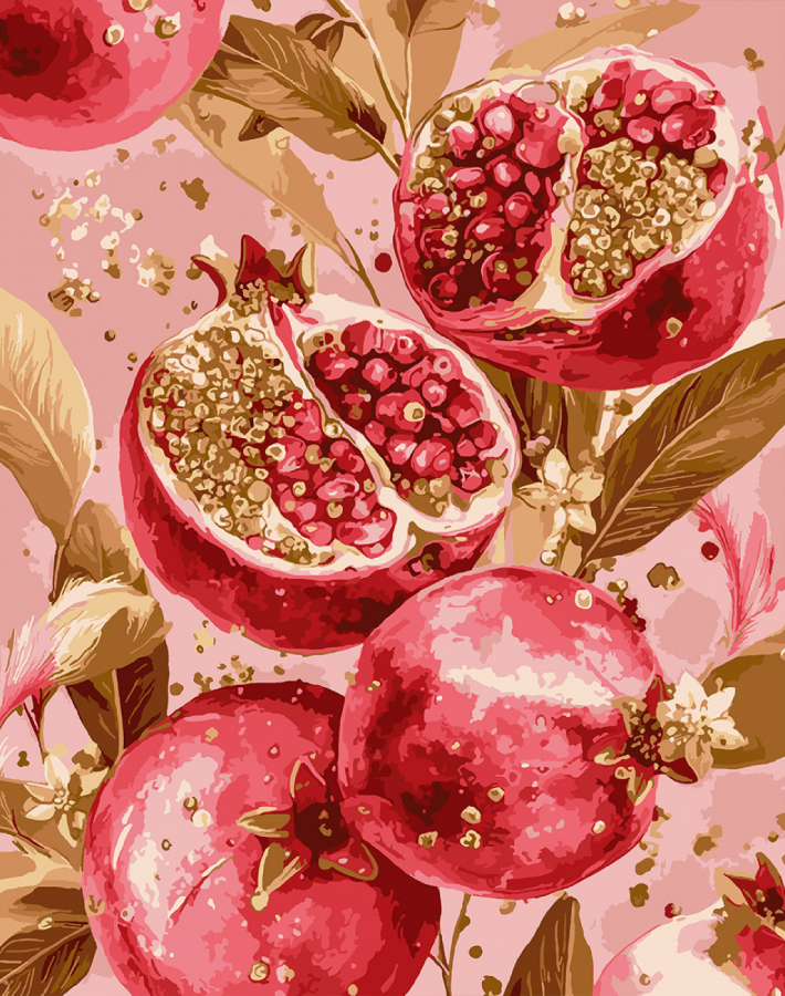 Картина за номерами Santi Золотий гранат 40х50 см (955764) - Фото 1