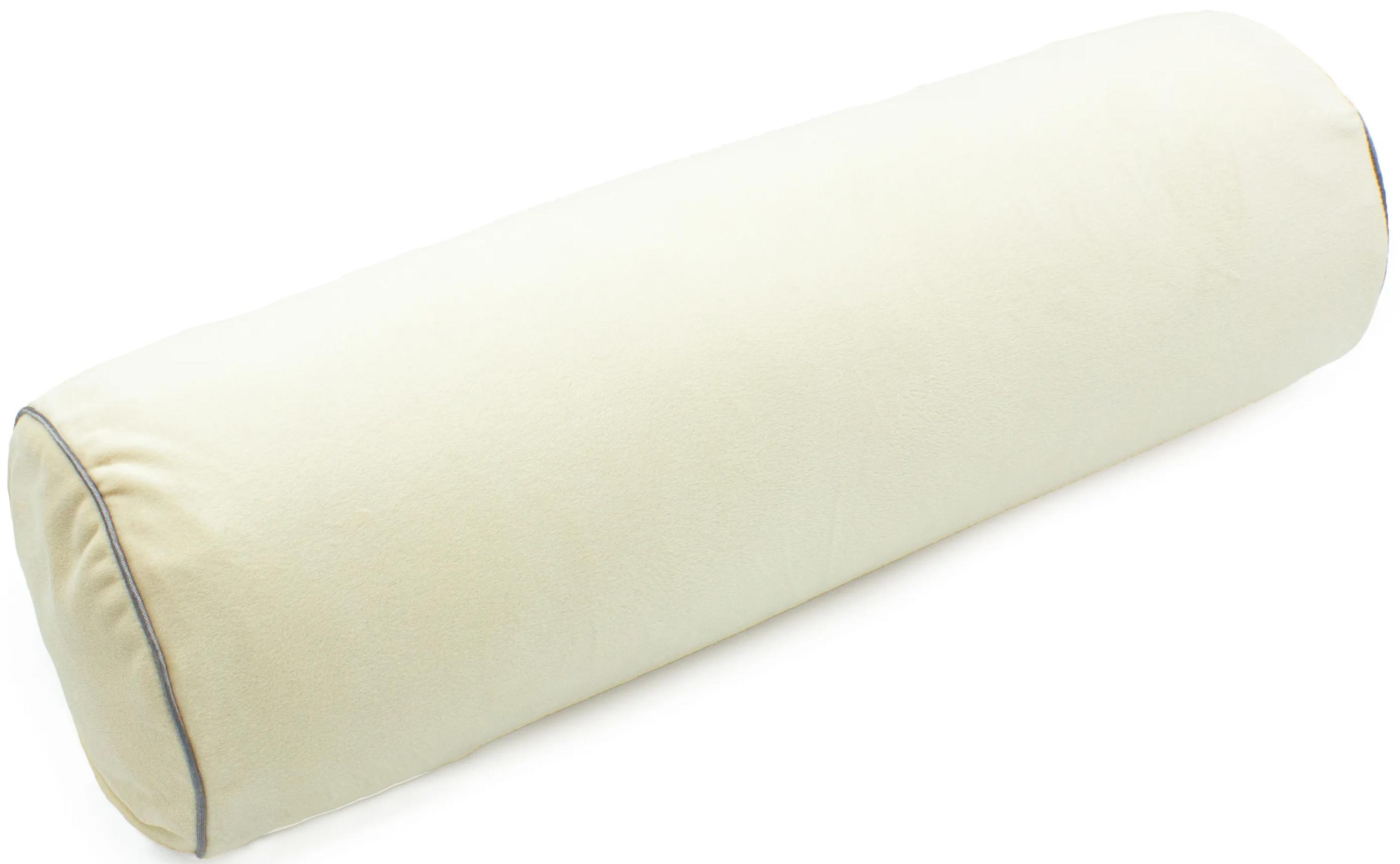 Подушка валик MirSon №8395 Velvet Line 28-0004 Cream BamBoo 60х16 см (2200006253556) - Фото 1