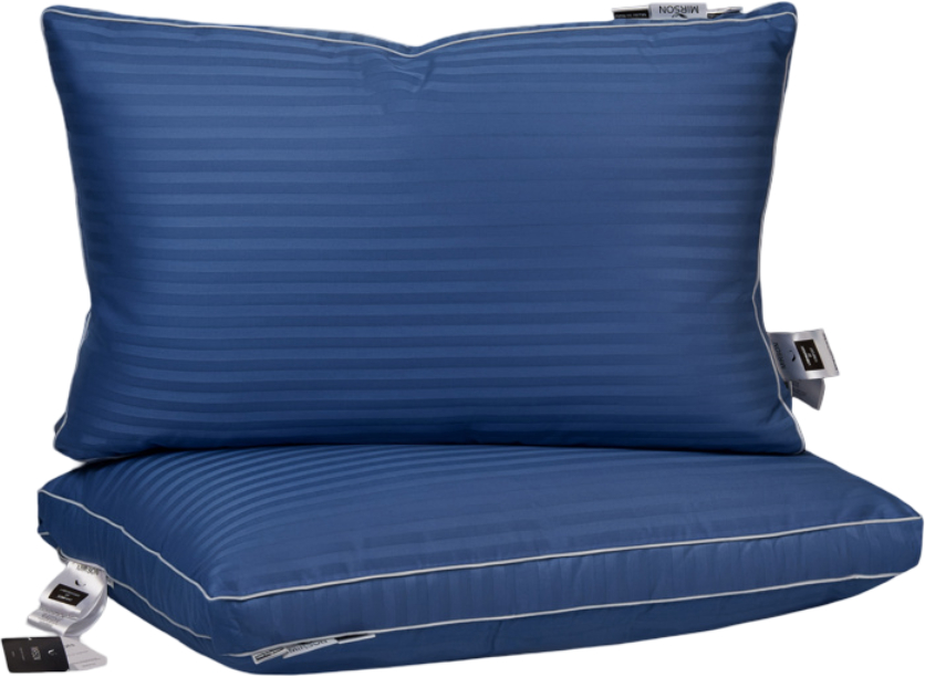 Подушка стандартная MirSon Valentino De Luxe №627 с эвкалиптом Низкая 50х70 (2200000852144) - Фото 1