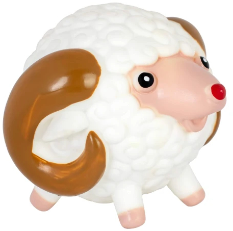 Іграшка для ванної Baby Team Веселі тваринки з бризкалкою (8750_баранчик) - Фото 1