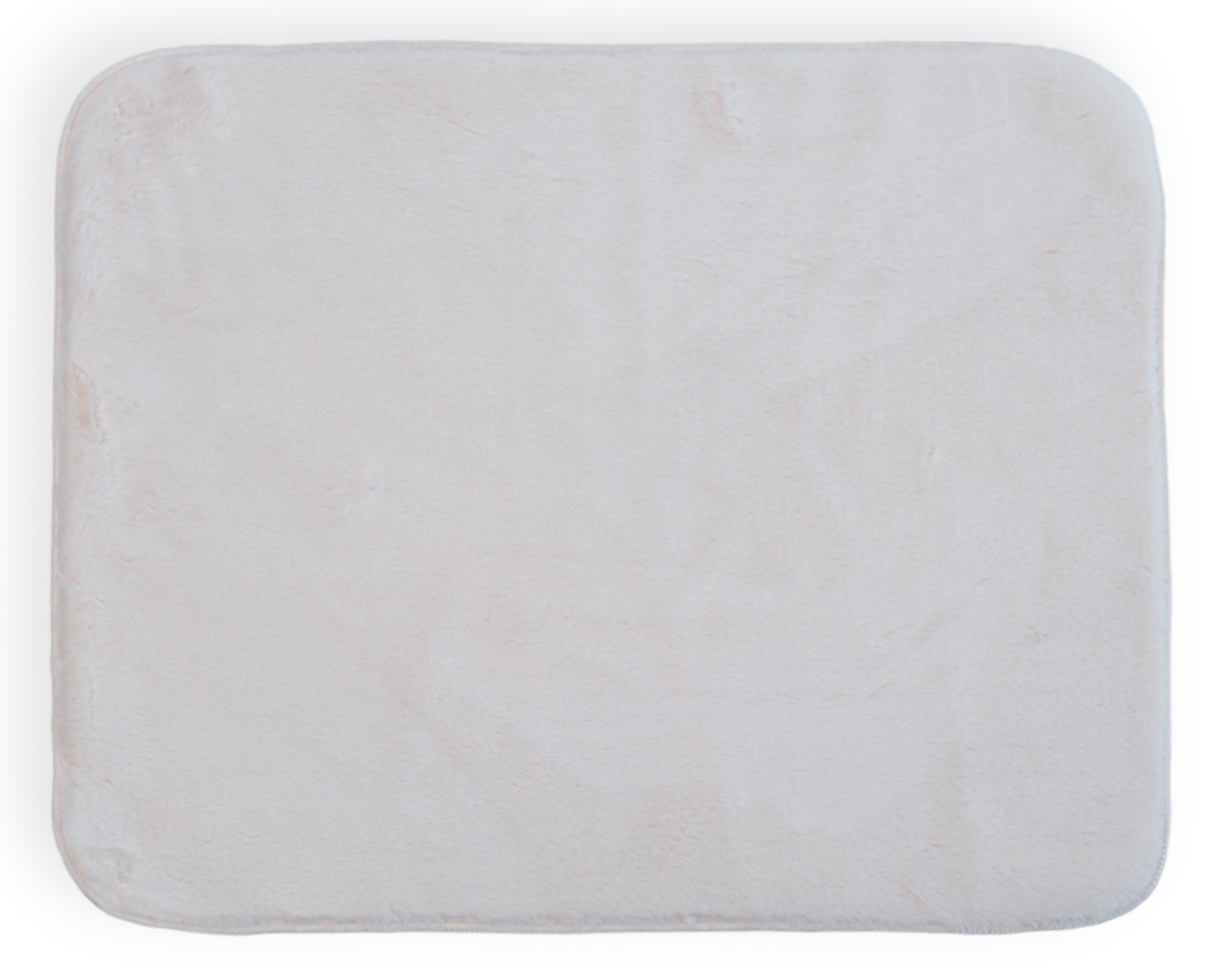 Килимок для підлоги з еко-хутра DarianA Moonbeam 50x60 айворі (1000010342) - Фото 1