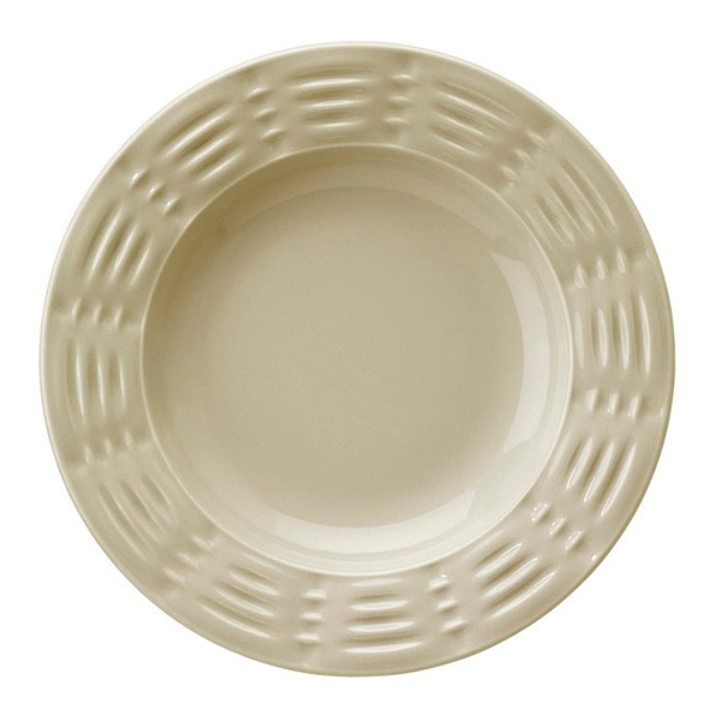 Тарелка суповая Kutahya Porselen Руби 22 см оливковая (942-031) - Фото 1