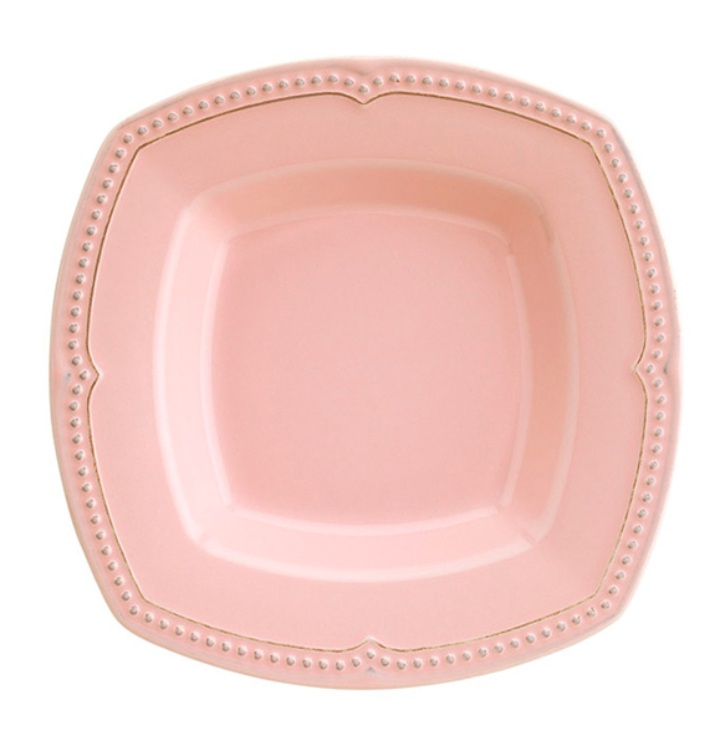 Тарелка суповая Kutahya Porselen Алия 24 см розовая (942-055) - Фото 1