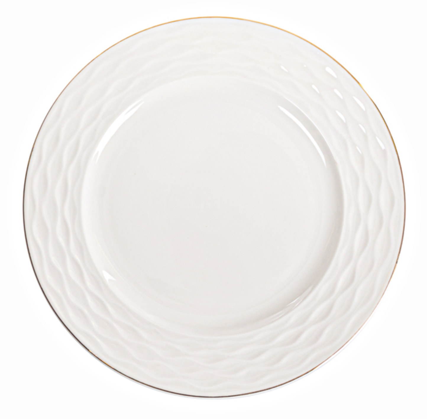 Тарелка обеденная Lefard 27 см Золотая волна (359-478-5) - Фото 1