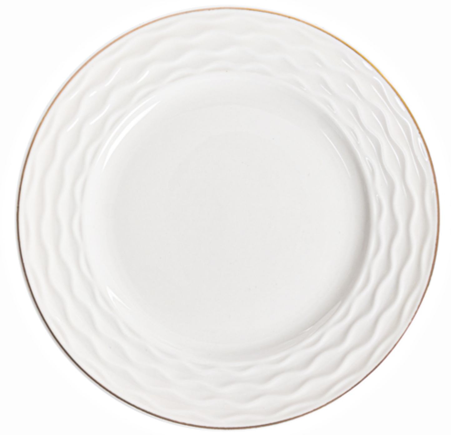 Тарелка десертная Lefard 19 см Золотая волна (359-478-7) - Фото 1