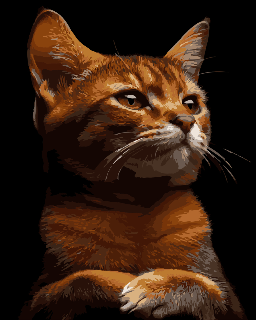 Картина за номерами Strateg Рудий характер 40х50 (AH1244) - Фото 1