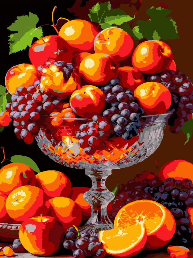 Картина по номерам Strateg Фруктовая палитра 30х40 (SS-1282) - Фото 1