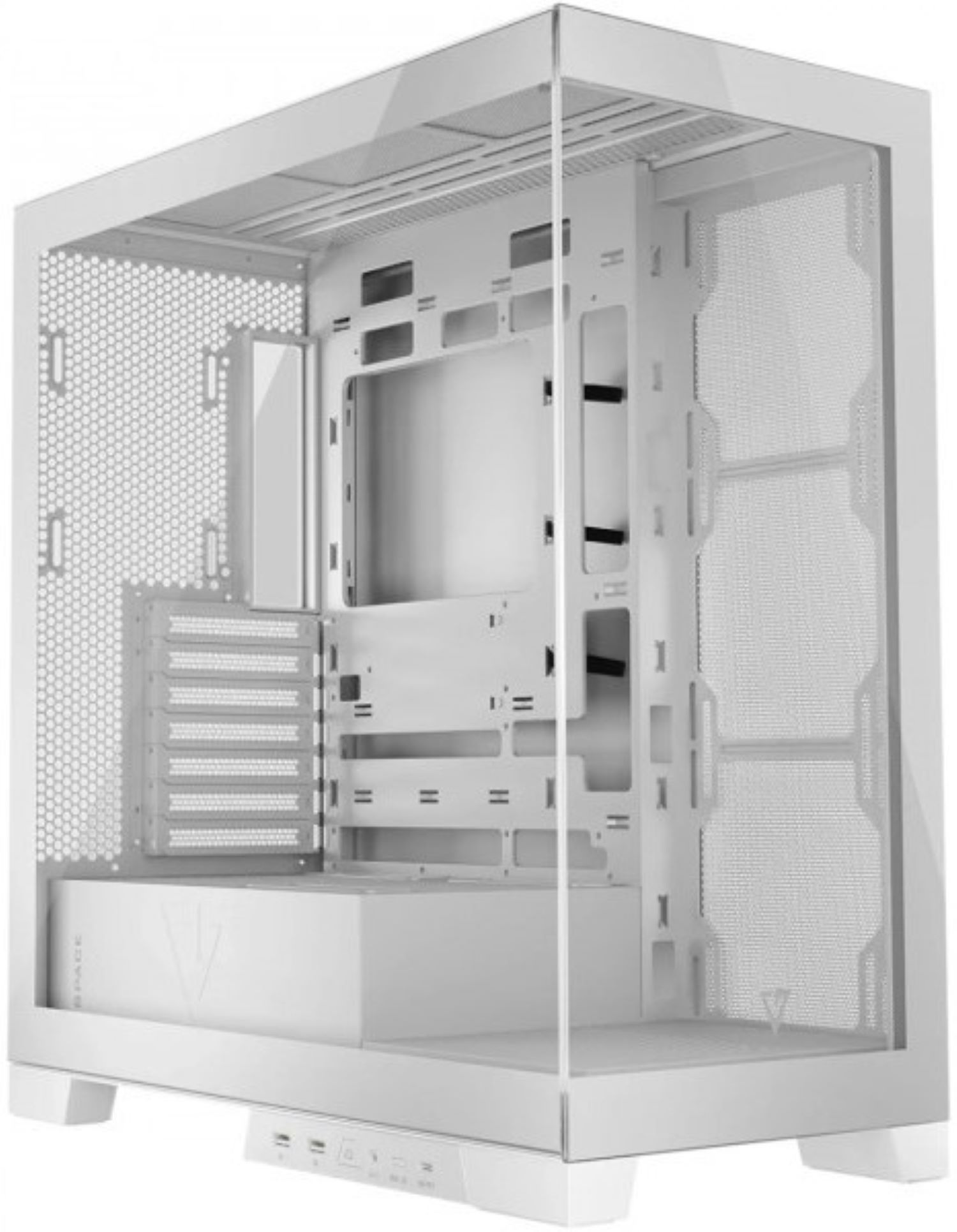 Корпус Modecom VOLCANO SPACE APEX w/o fans MIDI USB 3.0x2+TYPE-C WHITE без БП (AT-SPACE-PG-NF-20-000000) - Фото 1