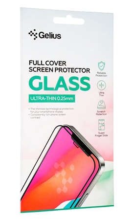 Защитное стекло для смартфона Gelius Full Cover Ultra-Thin 0.25mm for Xiaomi Redmi Note 14 Pro 5G (Загнутые края) Black (99821) - Фото 1
