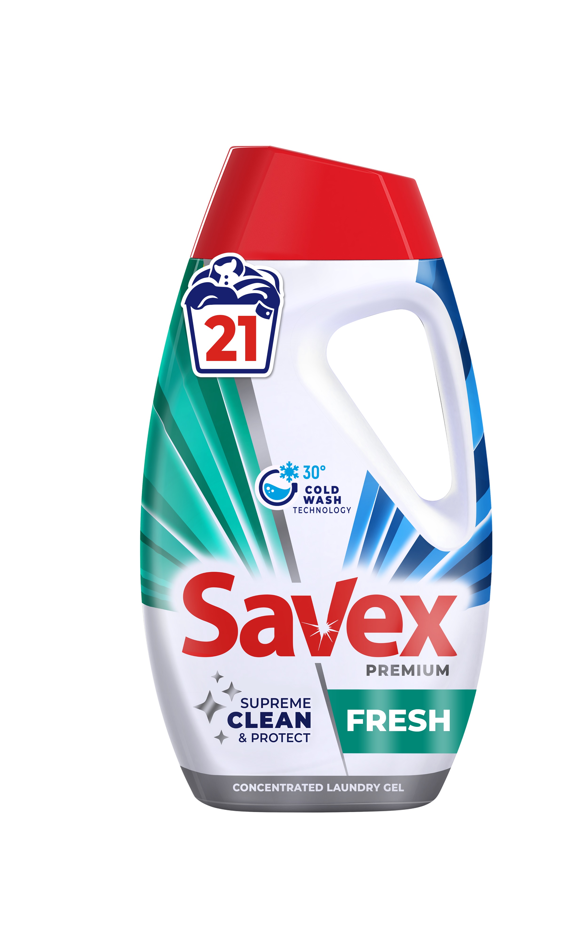 Гель для стирки SAVEX Premium Fresh 0.945 л (3800024047824) - Фото 1