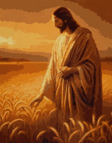 Алмазная живопись Santi Жатва веры 40x50 см на подрамнике (956061) - Фото 1