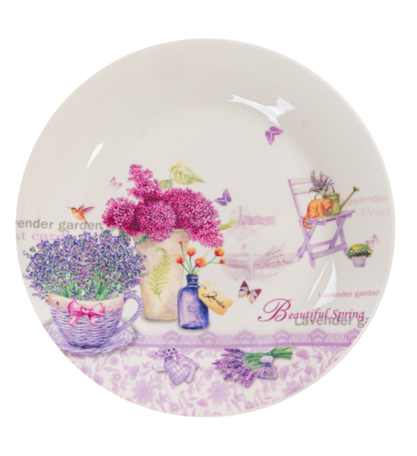 Тарілка десертна Lefard Лаванда 21 см (858-0048)