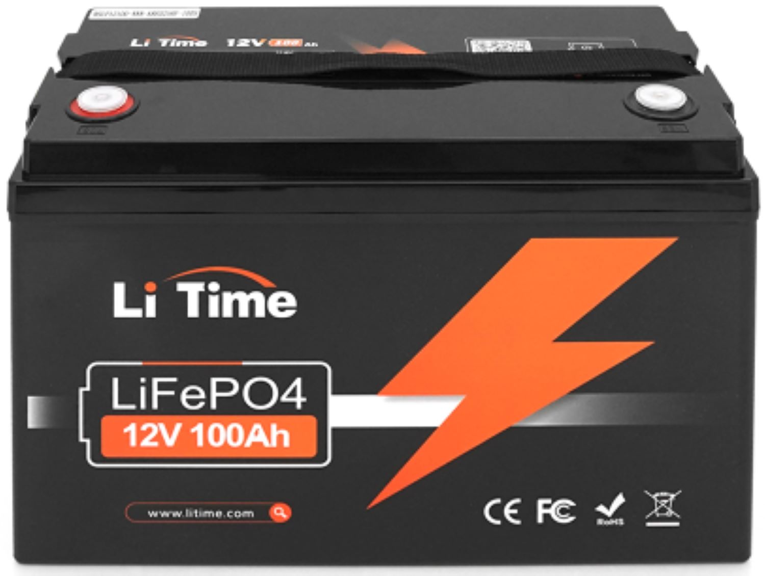 Аккумулятор для ИБП Li-TIME LiFePO4 12.8V 100Ah 1280Wh () - Фото 1