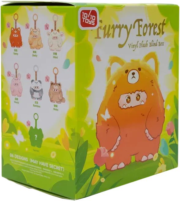 Коллекционная мягкая игрушка 10/10 Toys GIGGLE MONSTER серия Лісові пухнастики V2 в ассортименте (GM9981134) - Фото 1