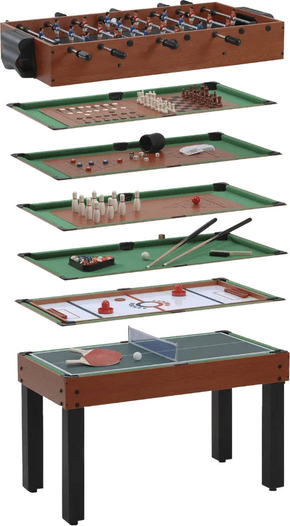 Настольный футбол Garlando Multi 12in1 (MULTI12CIRLNO) - Фото 1