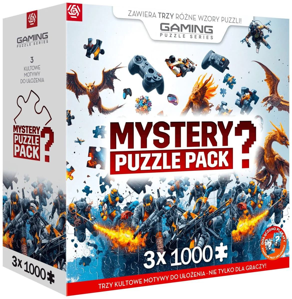 Пазлы (8+) Good Loot Mystery Puzzle Pack V1 3x1000 эл. (5908305250333) - Фото 1