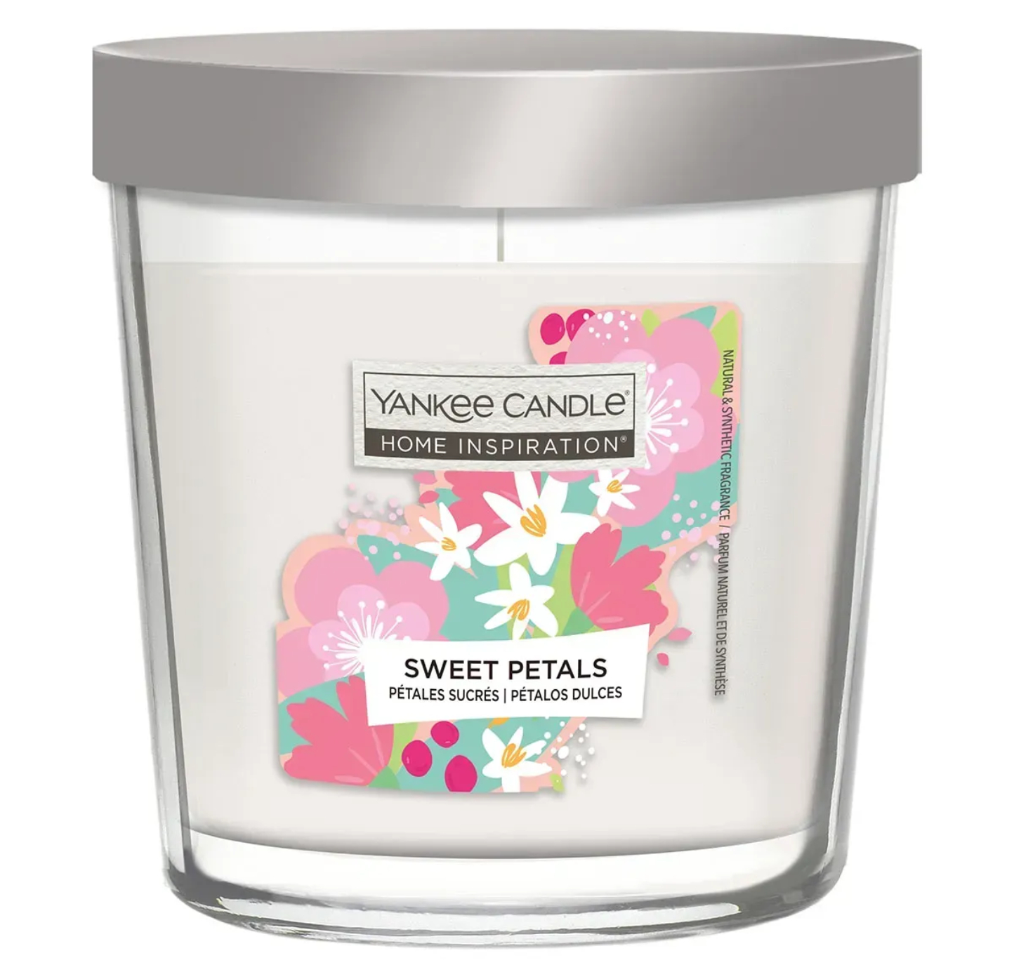 Свічка скло Yankee Candle Home Inspiration Sweet Petals 200 г (1752073E) - Фото 1