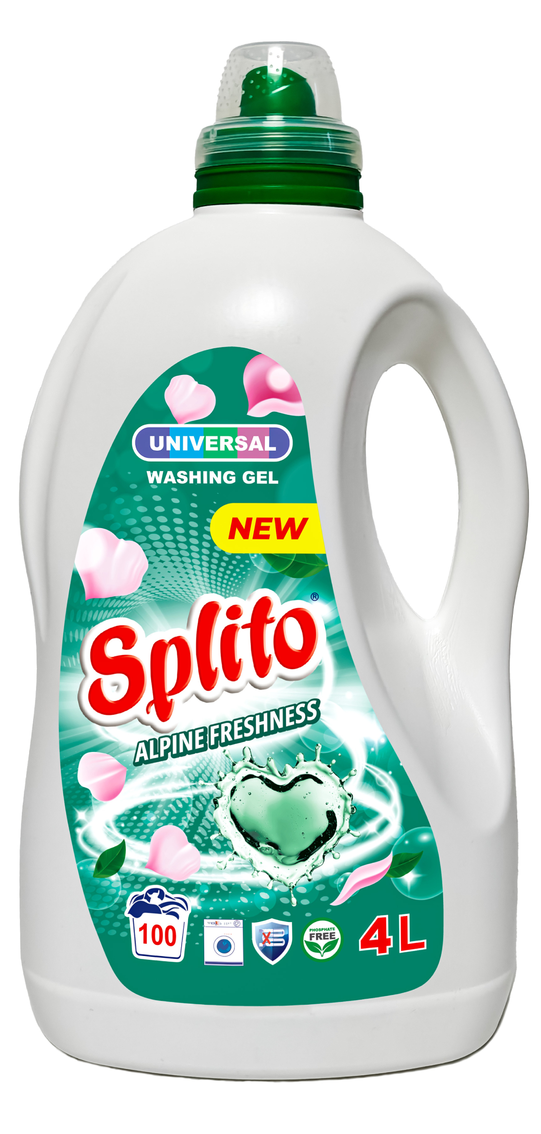 Купити Гель для прання Splito Alpine freshnes, 4 л - Фото 1 Гель для прання Splito Alpine freshnes, 4 л - Фото 1
