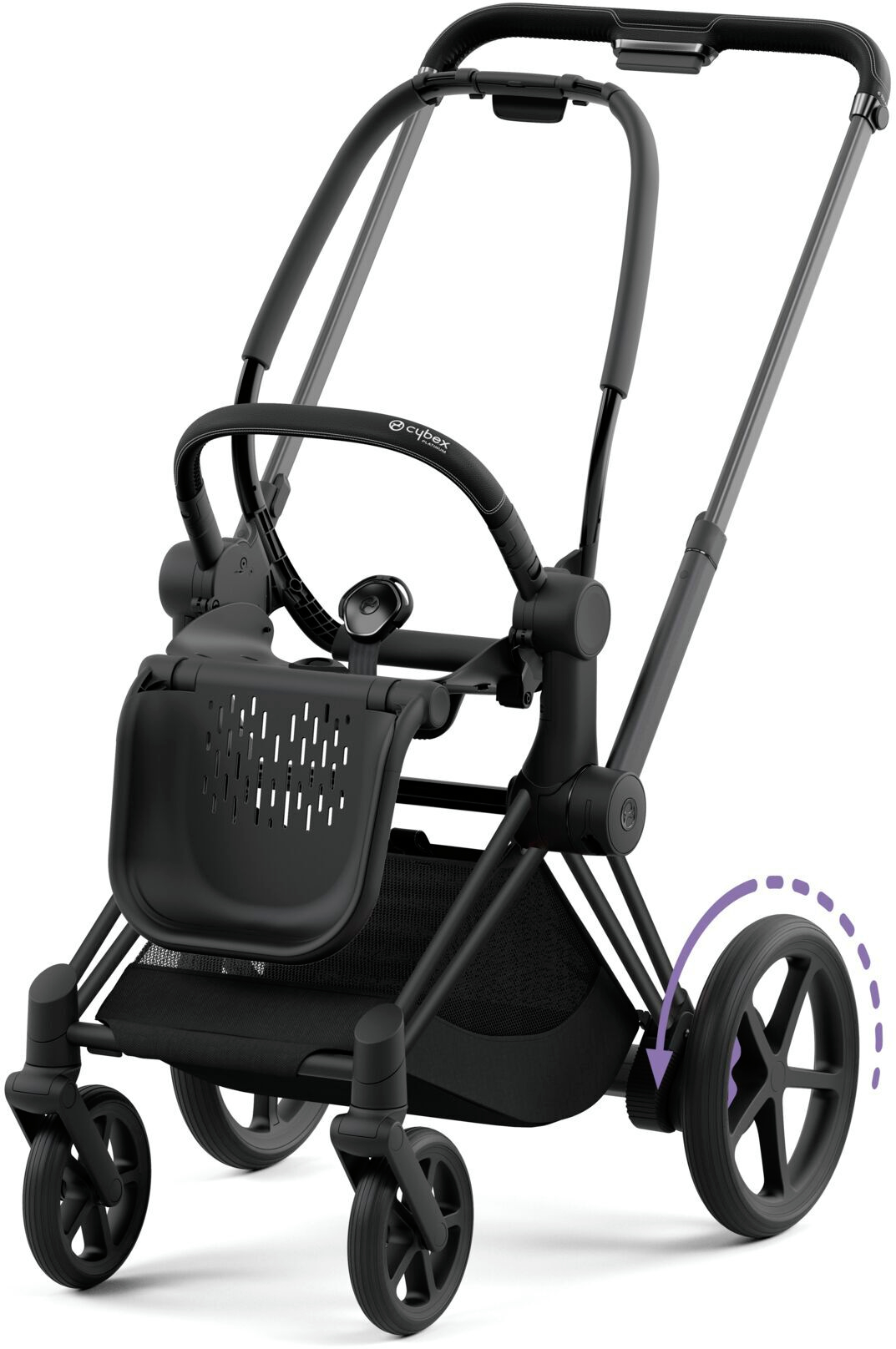 Шасси для коляски Cybex ePriam&каркас Matt Black (521002365) - Фото 1