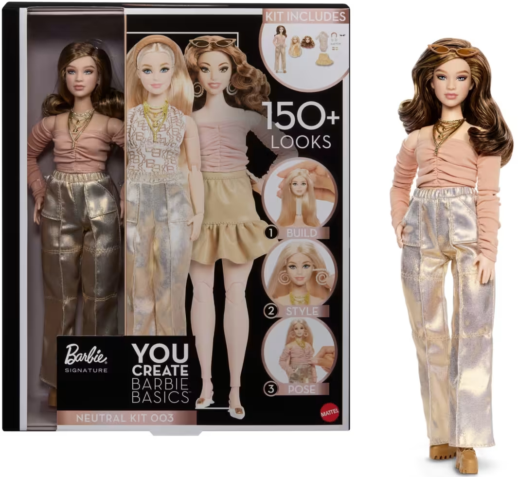 Колекційна лялька Barbie "You Create Barbie Basics" – блондинка (JJX37)