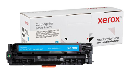 Картридж-тонер Xerox Everyday сумісний аналог HP CC531A (304A), Canon 718 cyan (006R03822) - Фото 1