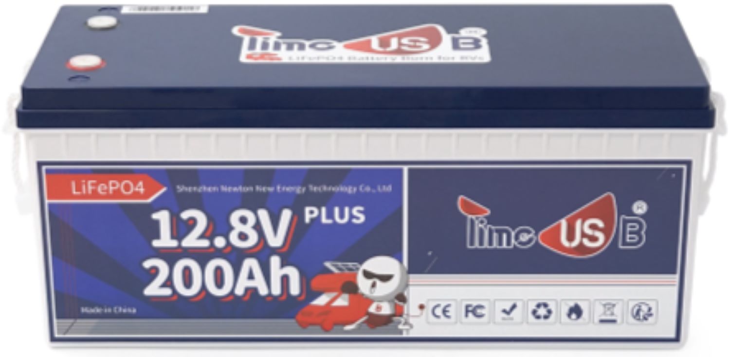Аккумулятор для ИБП Timeusb LiFePO4 12.8V 200Ah Plus, 2560Wh, BMS 200A (Timeusb-12.8V200Ah) - Фото 1