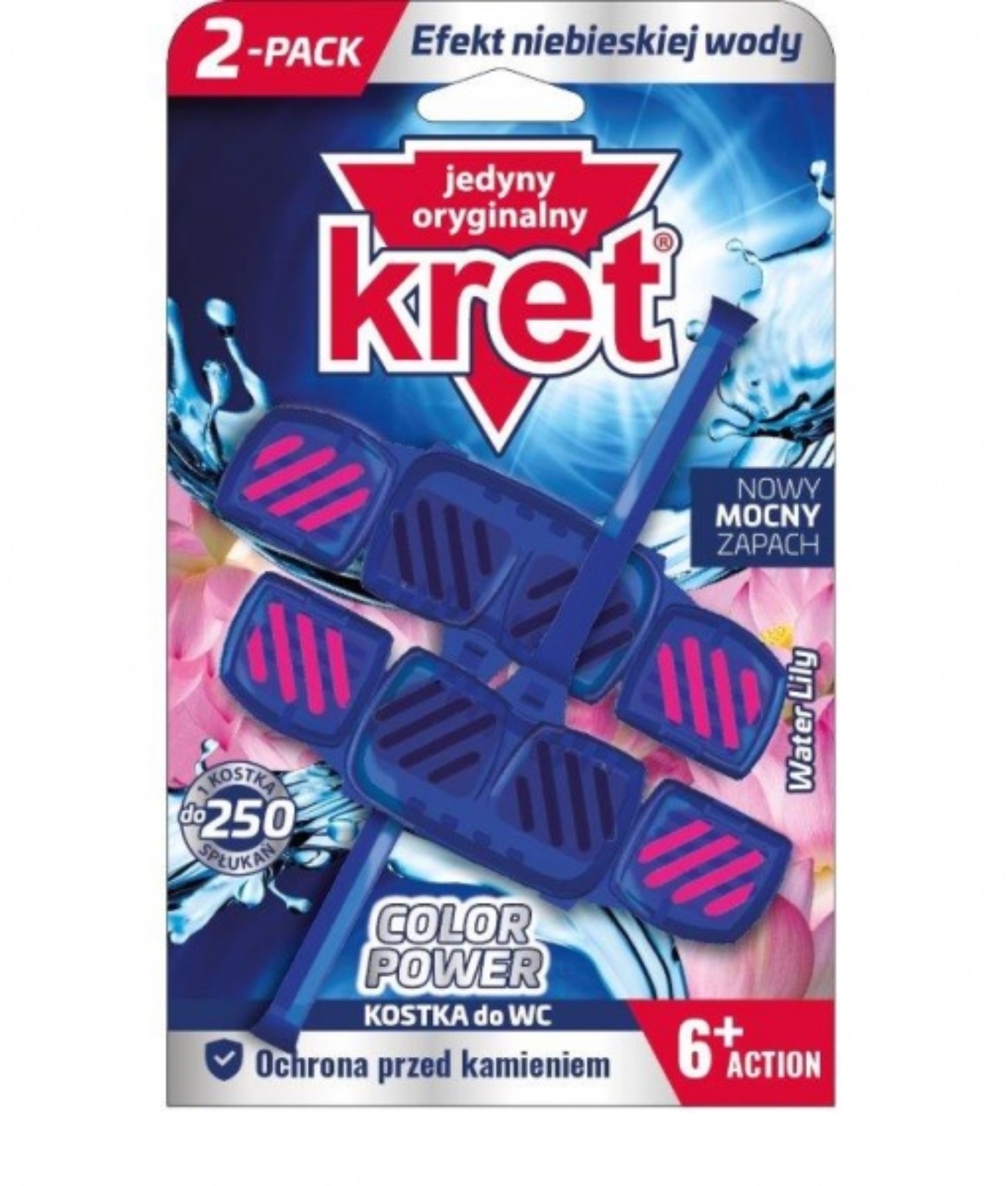 Туалетний блок Kret 2x40 Water Lily (5900931029192) - Фото 1