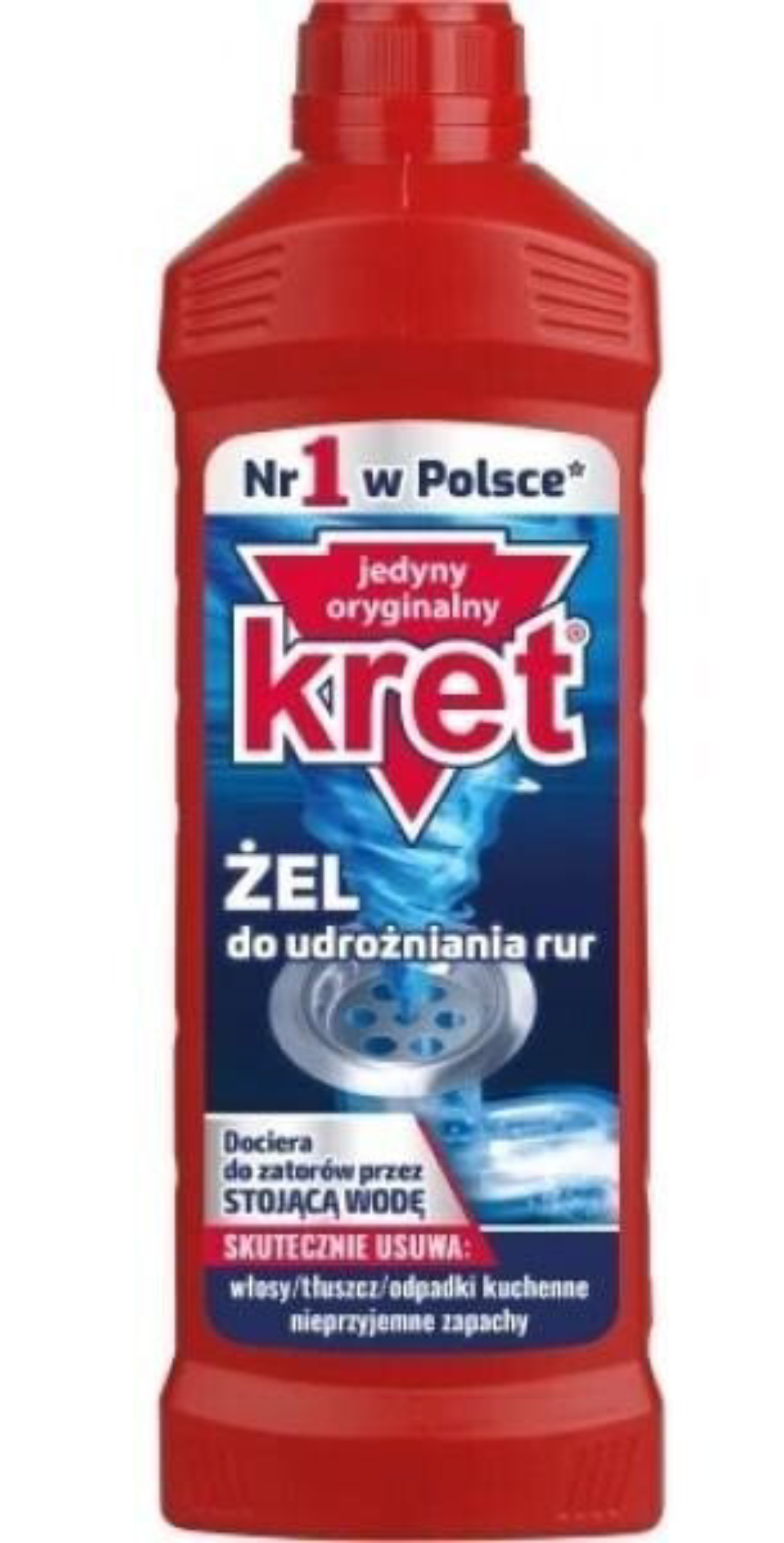 Чистящее средство универсальное Kret гель д/чистки труб 500 мл (5900931007152) - Фото 1