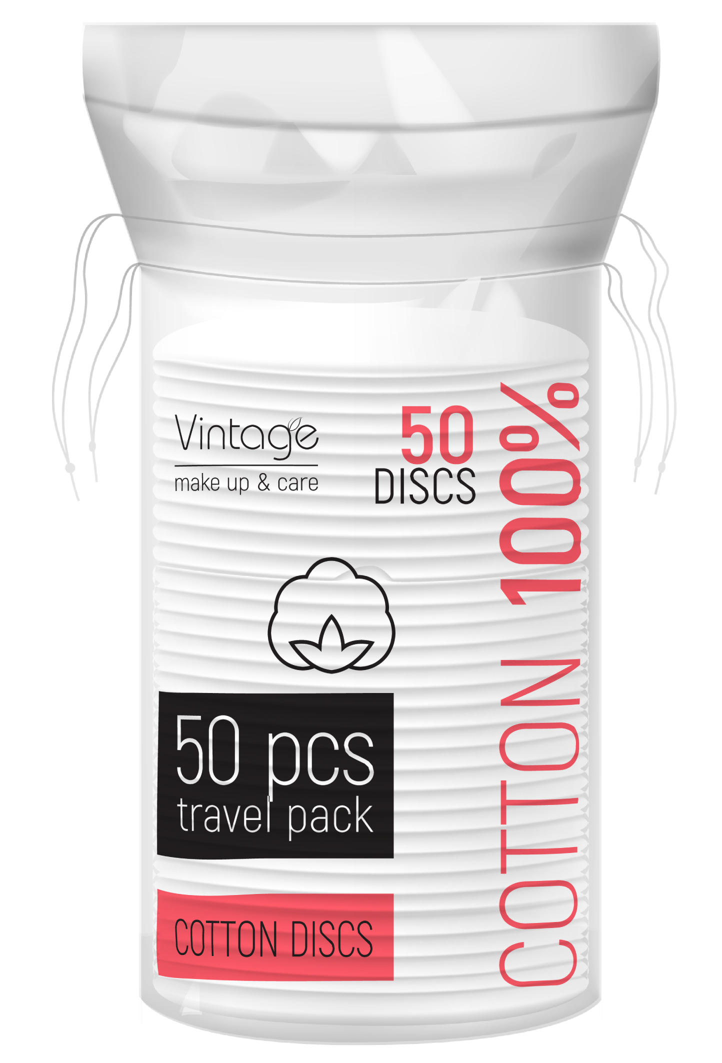 Купити Ватні диски Vintage Travel Pack 50 шт. (4820204703615) - Фото 1 Ватні диски Vintage Travel Pack 50 шт. (4820204703615) - Фото 1