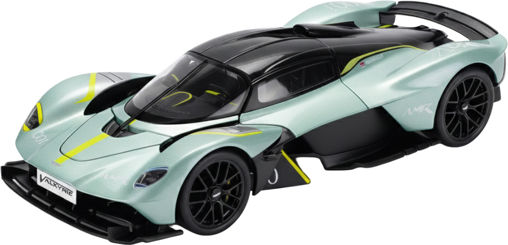 Колекційна машинка 1:18 TechnoDrive ASTON MARTIN VALKYRIE Green (250938AMVKSG) - Фото 1