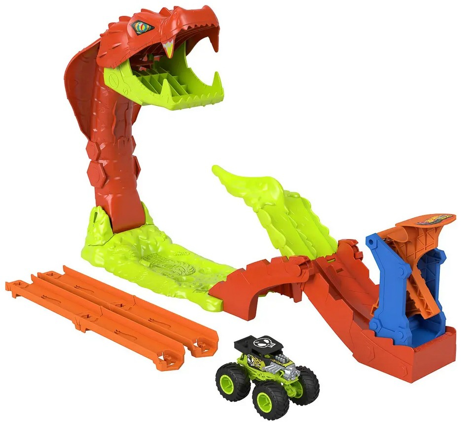 Ігровий набір Hot Wheels Атака змії серії Monster Trucks (JJN44) - Фото 1