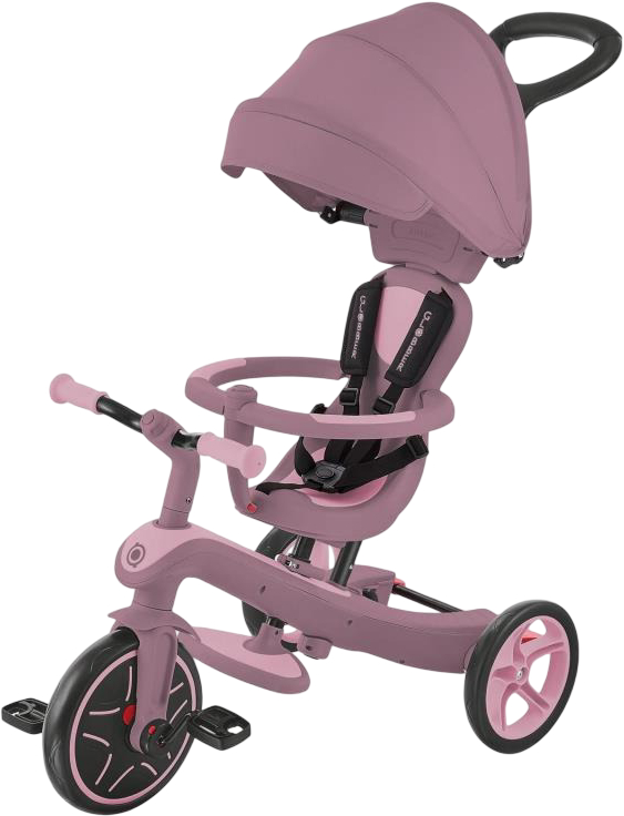 Триколісний велосипед Globber EXPLORER TRIKE 4в1 Пастельно-бузковий (637-510) - Фото 1