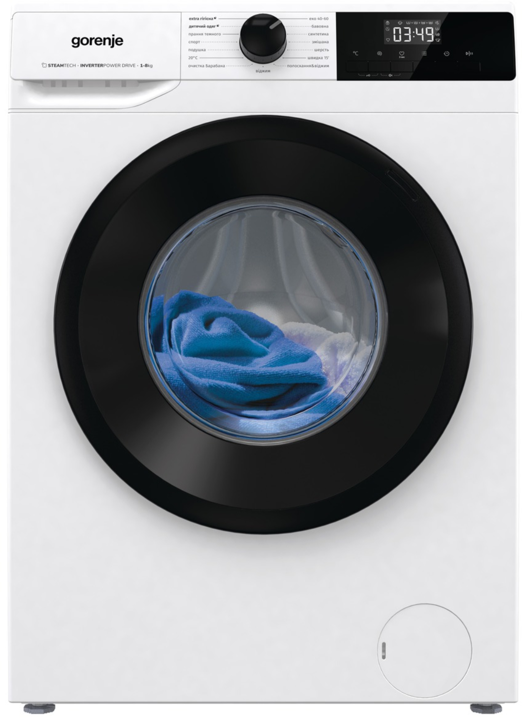 Стиральная машина Gorenje W3NGPI62SBS/UA - Фото 1