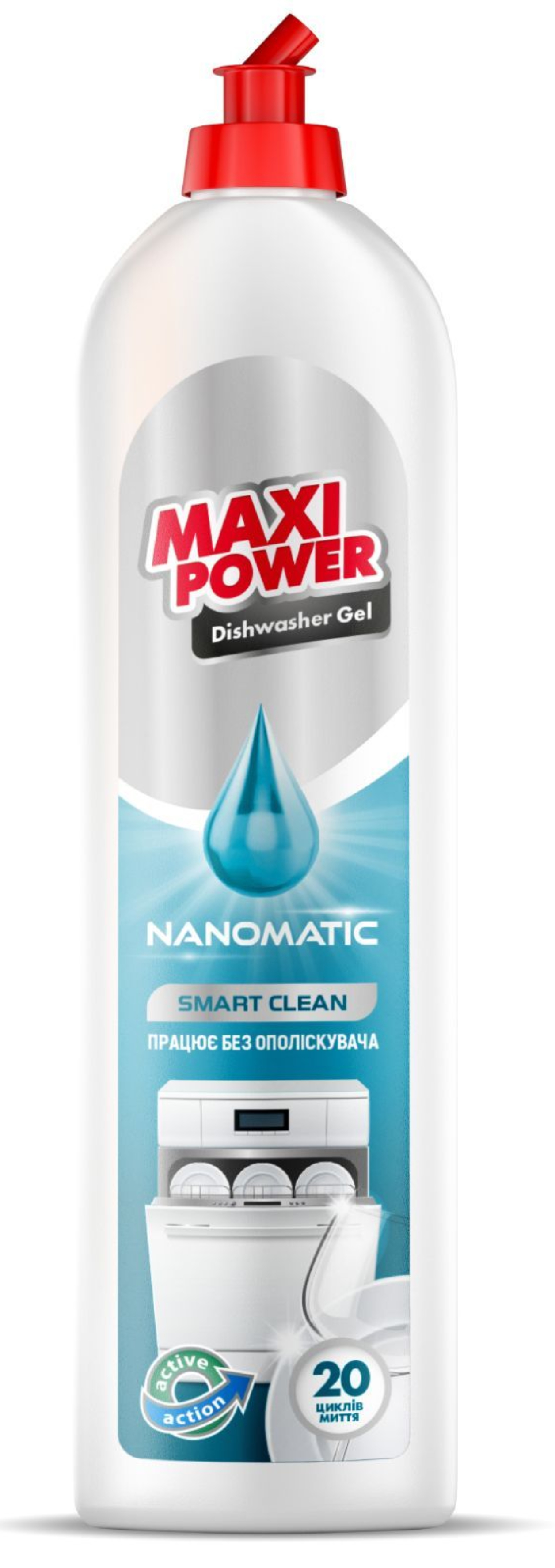 Гель для посудомоечной машины Maxi Power Nanomatic 500 мл (4820204703417)