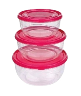 Набор емкостей для хранения UCSAN PLASTIC SOFT&LOCK 3 шт. 0.85х1.4х2 л (24000) - Фото 1