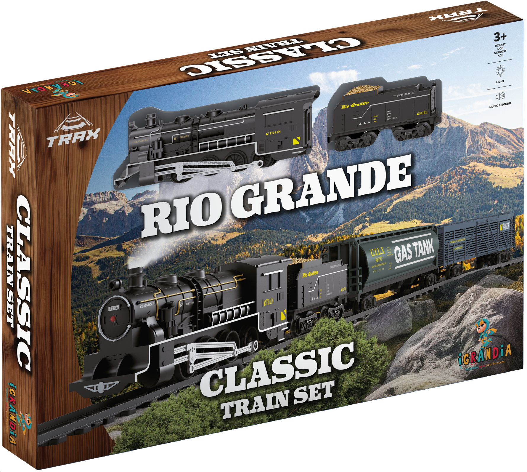 Купить Железнодорожная техника набор TRAIN SET TRAIN SET - RIO GRANDE (72363) - Фото 1 Железнодорожная техника набор TRAIN SET TRAIN SET - RIO GRANDE (72363) - Фото 1