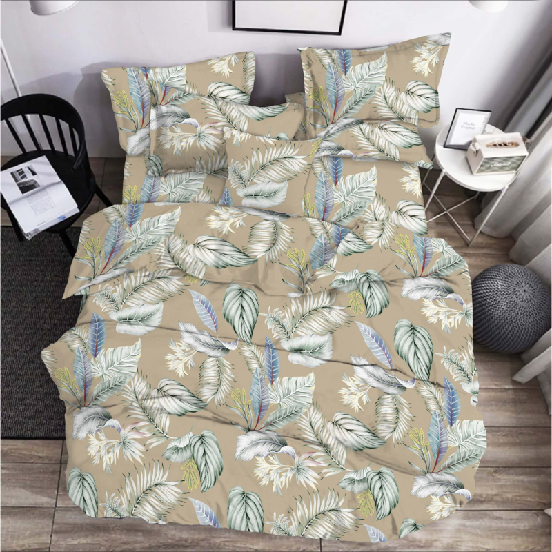 Комплект постільної білизни Zastelli Y20960 beige бязь175х210 см (20449) - Фото 1