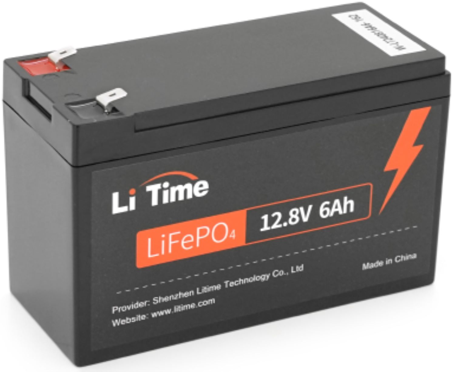 Аккумулятор для ИБП Li-TIME LiFePO4 12.8V 6Ah 76Wh () - Фото 1